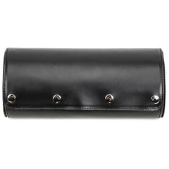 Luxury Genuine Leather Watch Roll Case – Premium Travel & Storage Organizer for 3 Watches
